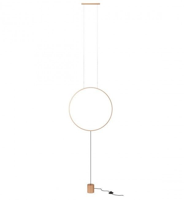 Redo Slick podna lampa mat zlatna