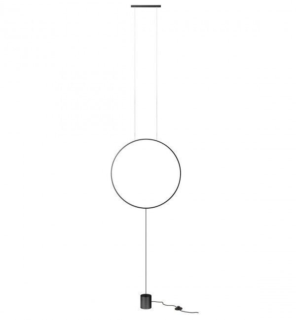 Redo Slick podna lampa mat crna