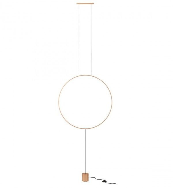Redo Slick podna lampa mat zlatna