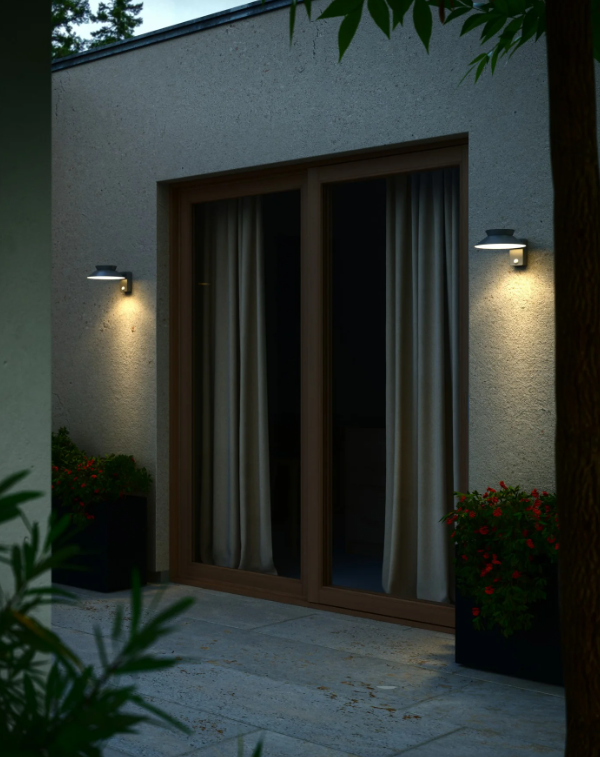Nordlux Justina Solar spoljašnja zidna lampa antracit