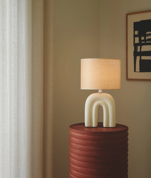 Nordlux Haze stona lampa bež