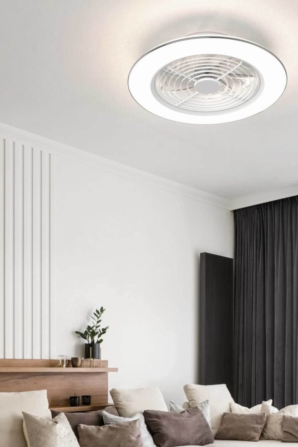 Mantra Alisio XL Ventilator bela led 95W 4000K dimabilni