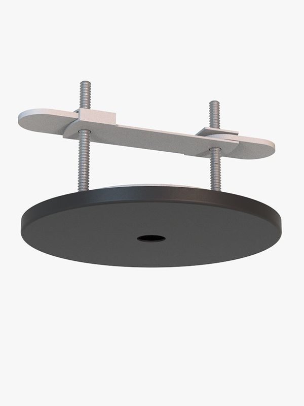 Mantra TEK PARTS ugradna baza za visilice crna Ø 9cm