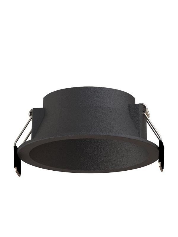 Mantra Sunset ugradni LED spot 10W sa okvirom crna Ø 9cm