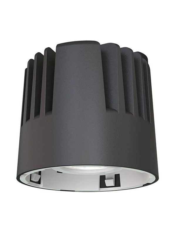 Mantra Sunset rashladni modul LED 10W 2700K crna Ø 11.5cm