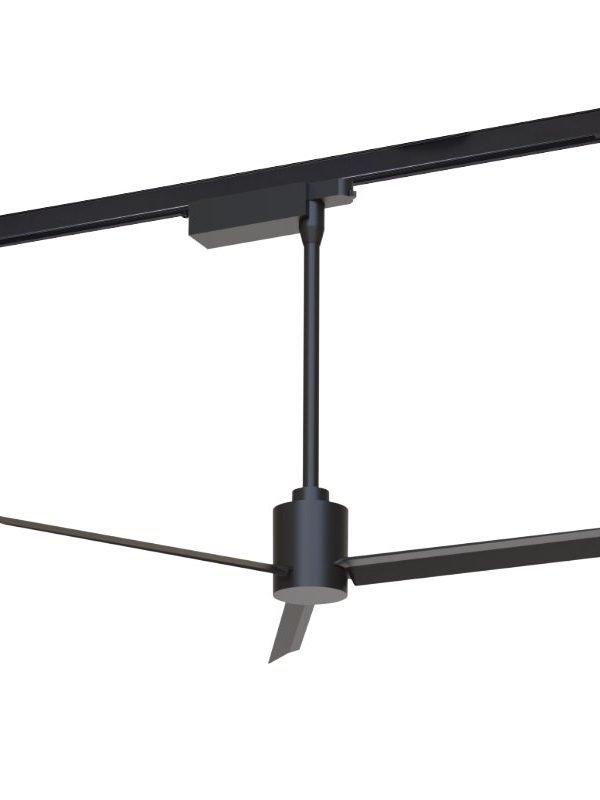Mantra Monkey Fan plafonski ventilator na šinu 12W crna