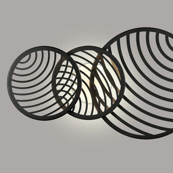 Mantra Collage Plafonska lampa crna led 40W 3000K