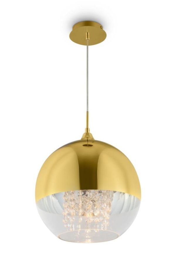 Maytoni Fermi visilica zlatna-staklo E27x1 60W