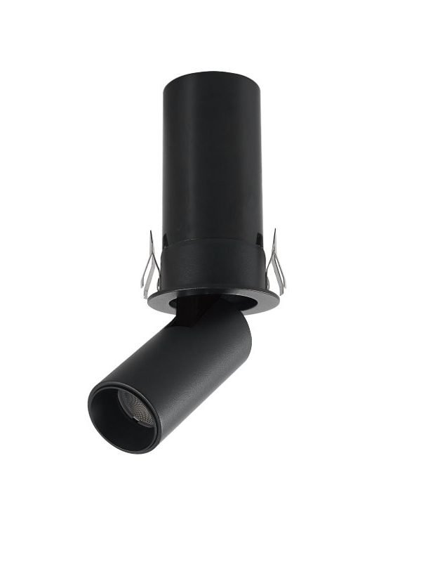 Mantra Garda Mini ugradni LED plafonski reflektor 5W 2700K crna
