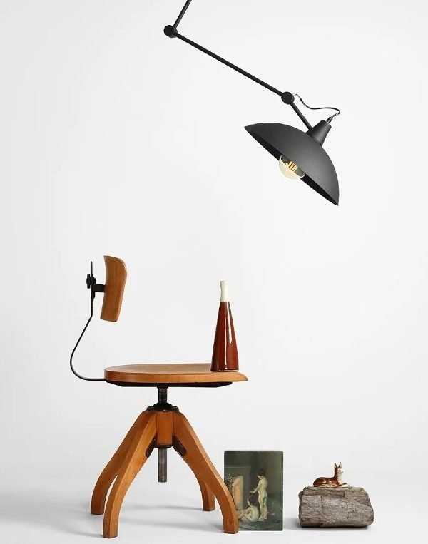 Artera Melos plafonska lampa crna
