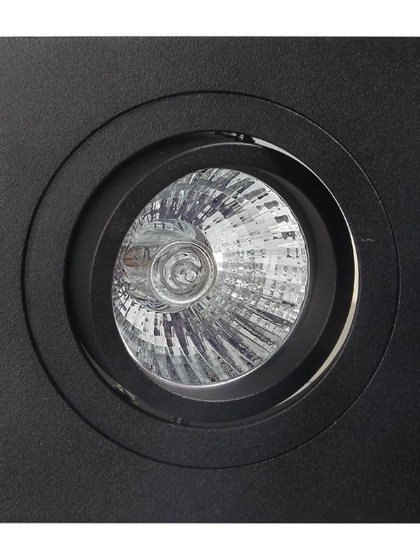 Mantra Basico GU10 Ugradna lampa crna 1xGU10 12W 9.2cm
