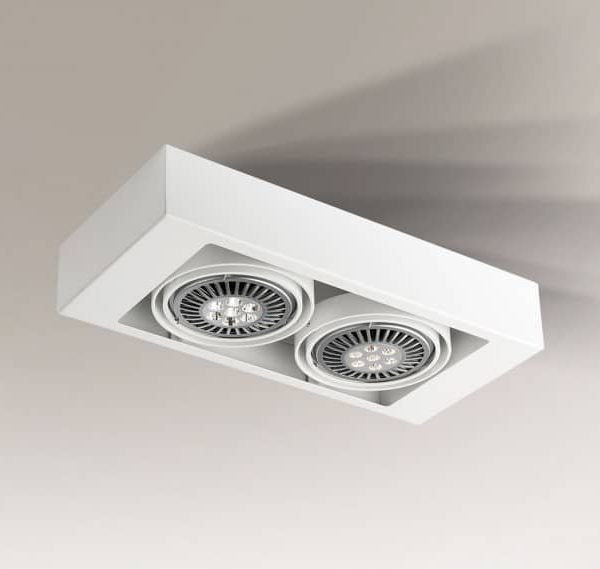 Shilo Koga plafonska lampa bela (80 mm)