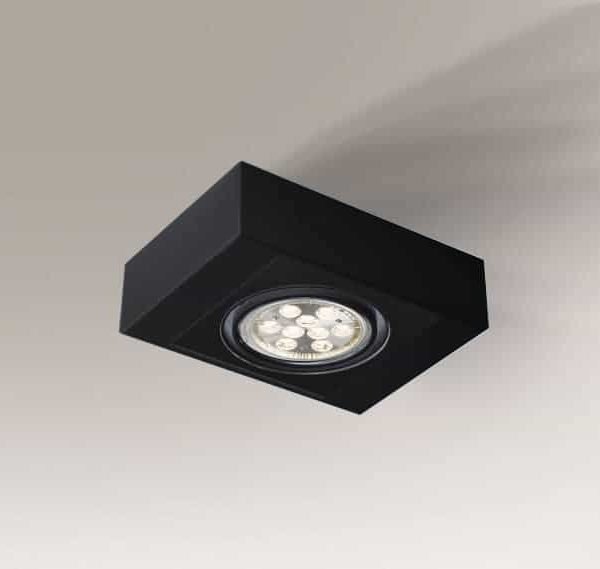 Shilo Koga plafonska lampa crna (80 mm)