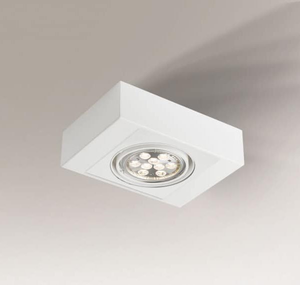 Shilo Koga plafonska lampa bela (80 mm)