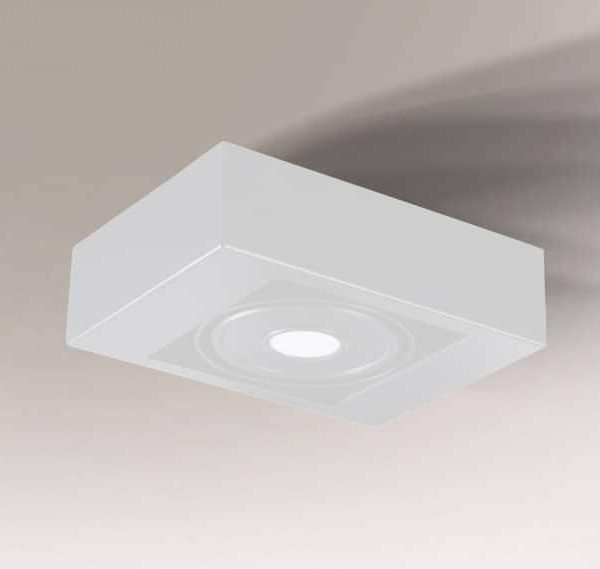 Shilo Koga plafonska lampa bela (80 mm) 3000K
