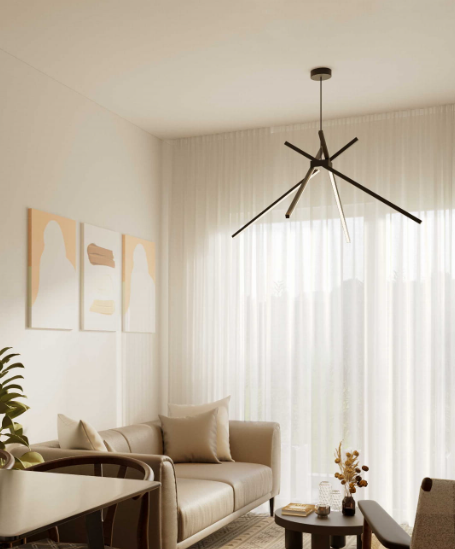 MaxLight SPIDER Crna Visilica