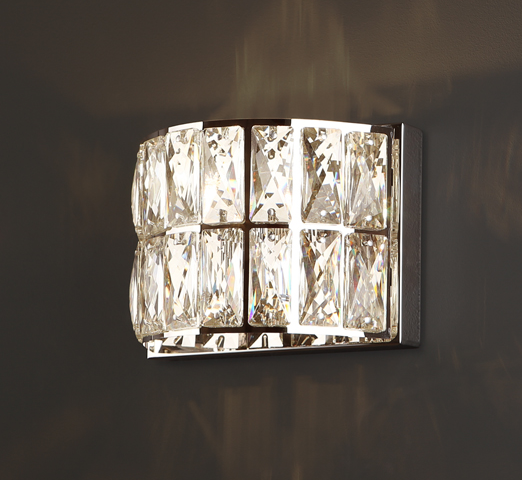 MaxLight DIAMANTE Chrome Zidna