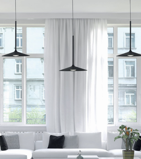 MaxLight Hana visilica crna