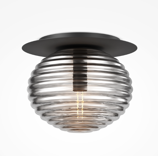 Maytoni Reels unutrašnja plafonska lampa crna 60W