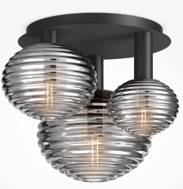 Maytoni Reels unutrašnja plafonska lampa crna 40W