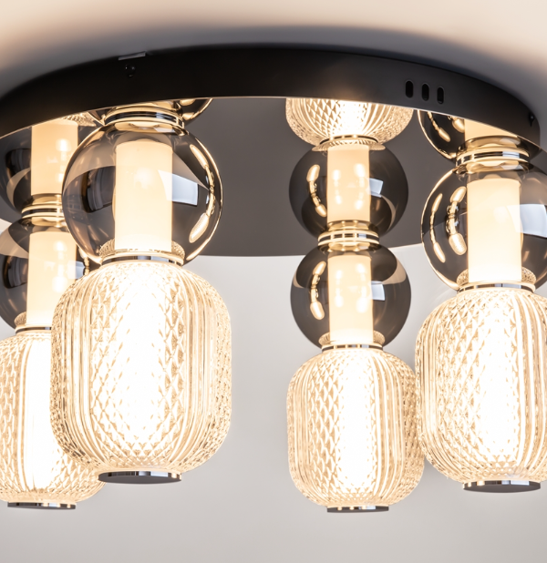 Maytoni Drop unutrašnja plafonska lampa hrom 3000K 60W