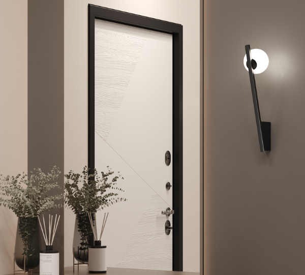 Maytoni Kazimir zidna lampa crna-bela 40W