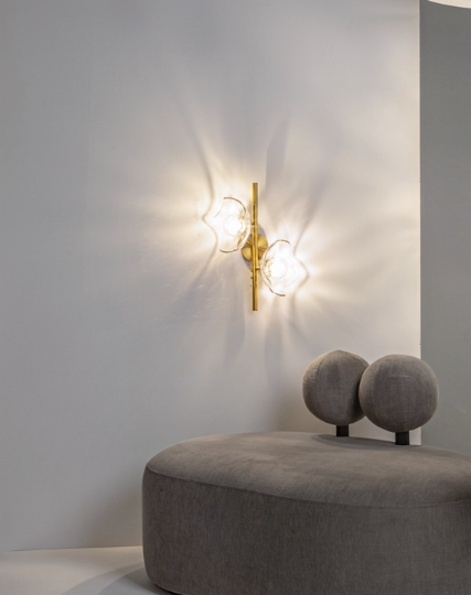 Maytoni Miracle unutrašnja zidna lampa mesing 28W