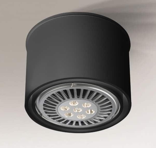 Shilo Miki plafonska lampa crna (100 mm)