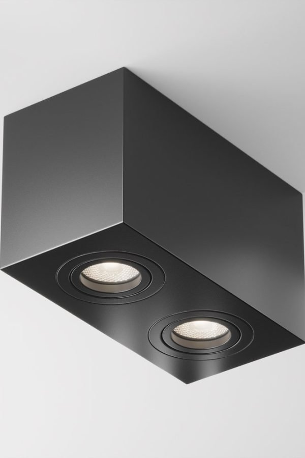 Maytoni Atom nadgradna rasveta crna GU10 2x10W