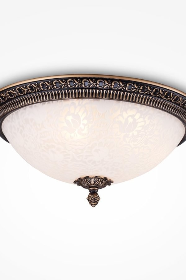 Maytoni Pascal plafonska lampa bronza-bela E27x3 40W