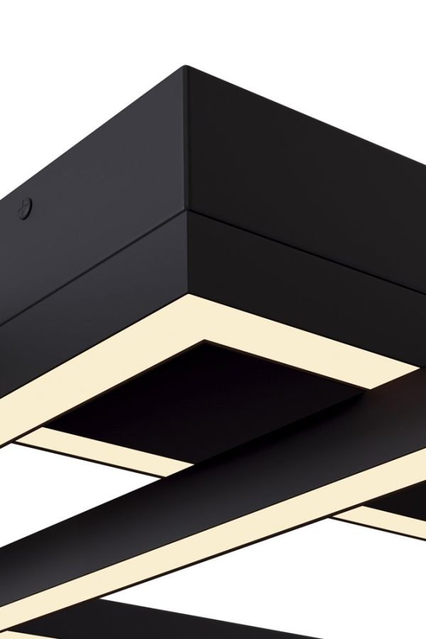 Maytoni Rida plafonska lampa crna-bela 78W