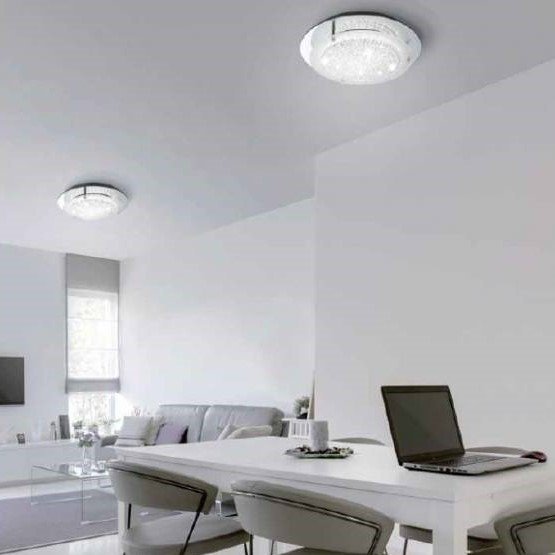 Mantra Crystal Led Plafonska lampa metal led 12W 1200lm 4000K prečnik 28cm