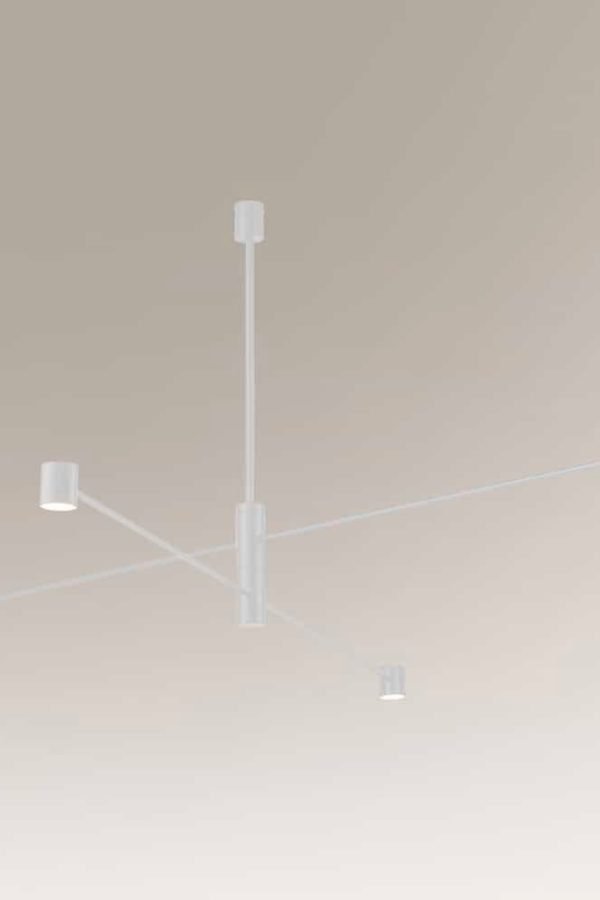 Shilo Sakata plafonska lampa (580 mm) 3000K bela