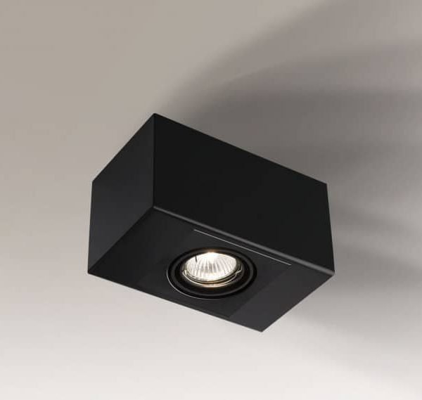 Shilo Seto nadgradna lampa crna (100 mm)