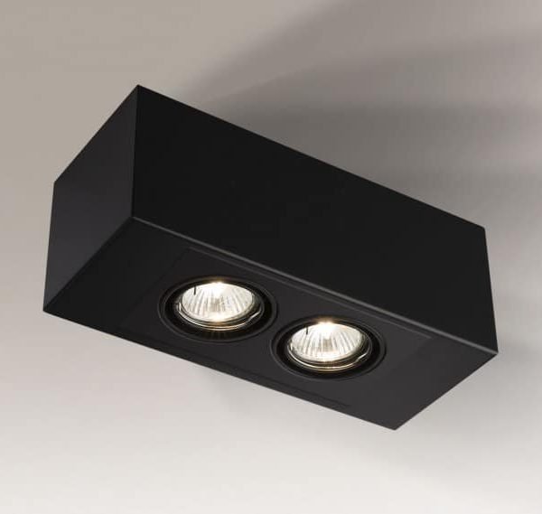 Shilo Seto plafonska lampa crna (100 mm)