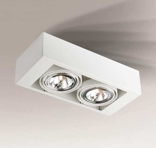 Shilo Uto plafonska lampa bela (100 mm)