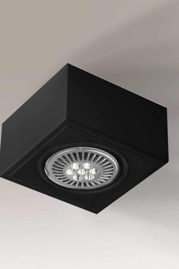 Shilo Uto nadgradna lampa crna (100 mm)