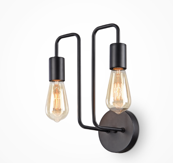 Maytoni Gilbert unutrašnja zidna lampa crna 60W