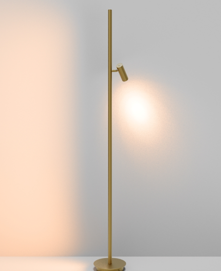 Maytoni Thin unutrašnja podna lampa mesing 3000K 14W