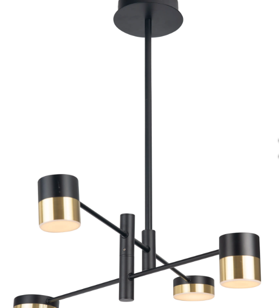 MaxLight PUMA Crna – Zlatna Plafonska