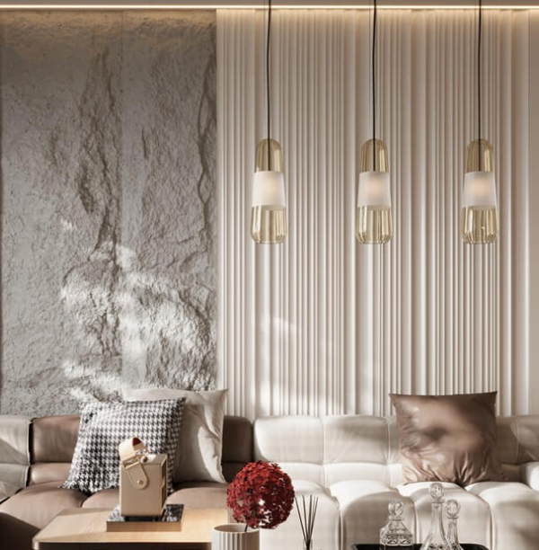 MaxLight Mauri visilica crna