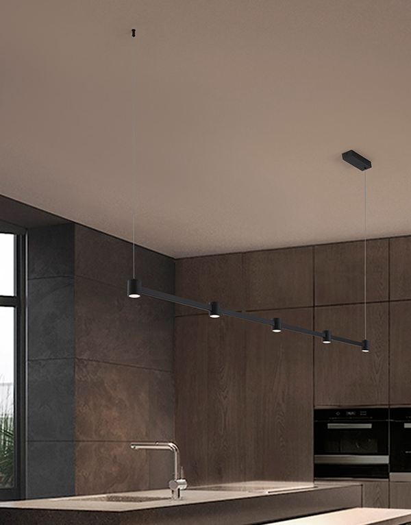 Nova Luce Puize visilica crna