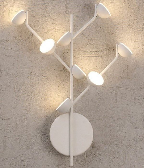 Mantra Adn Zidna lampa bela led 24W 1600lm 3000K širina 37cm