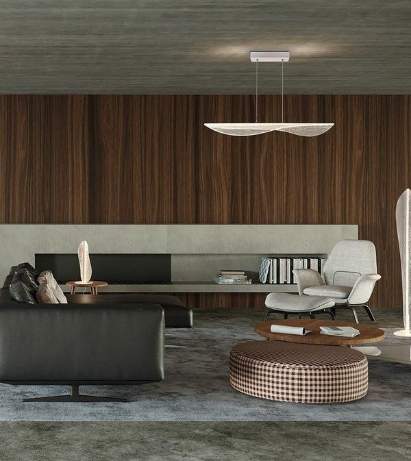 Mantra Bianca Visilica bela led 40W 3000K dimabilna