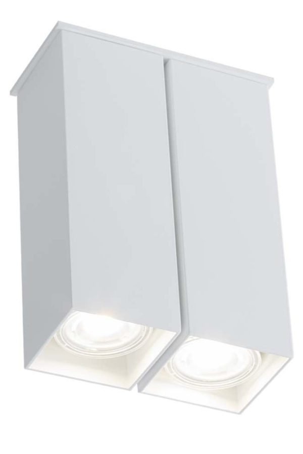 Shilo Toda nadgradna lampa bela (180 mm)