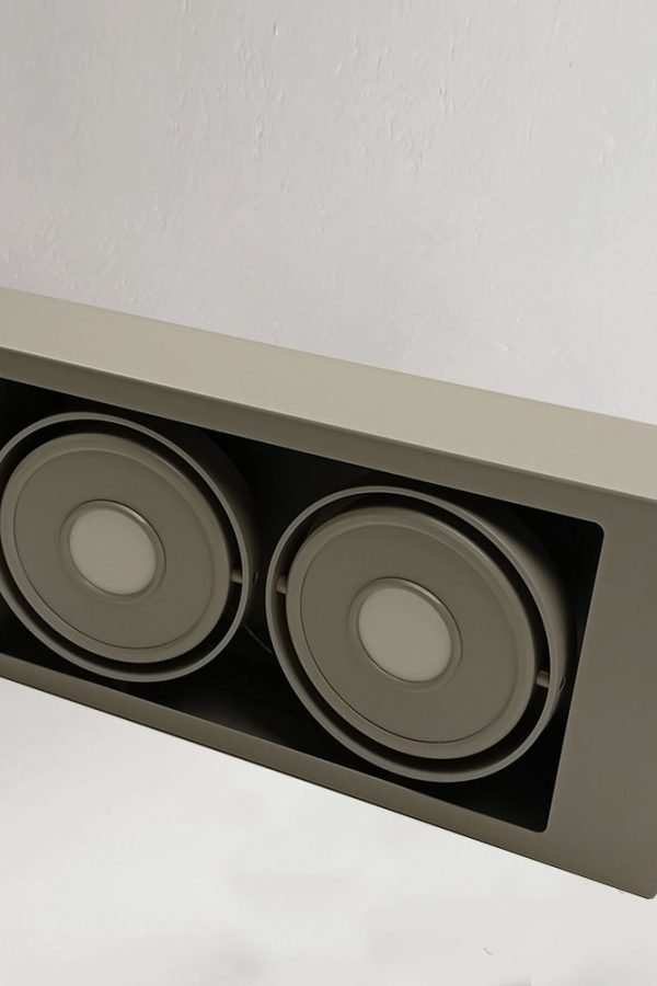 Shilo Koga plafonska lampa siva (80 mm) 3000K