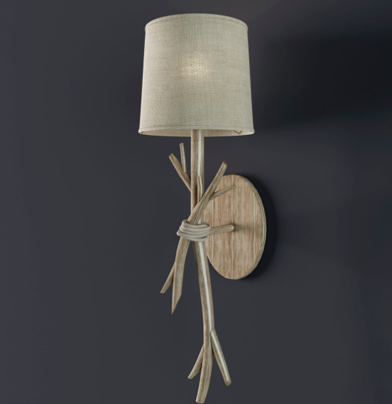 Mantra Sabina Zidna lampa braon 1xE27 20W