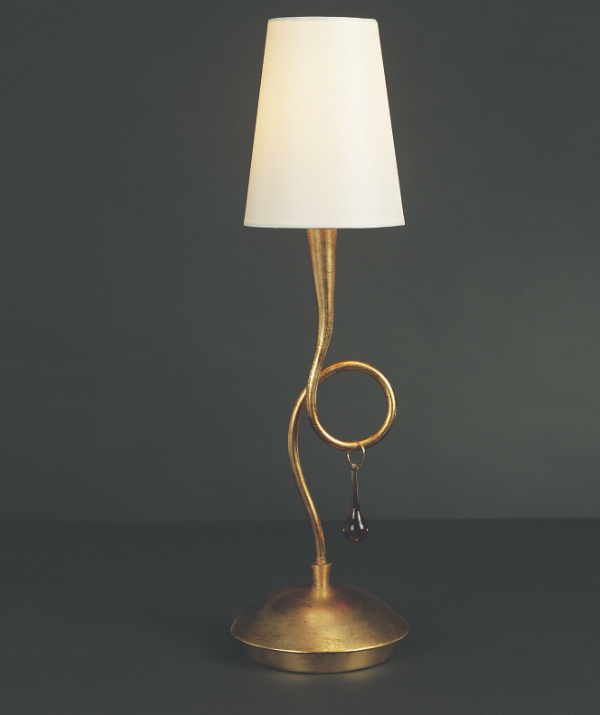 Mantra Paola Stona lampa zlatna 1xE14 20W prečnik 13.5cm
