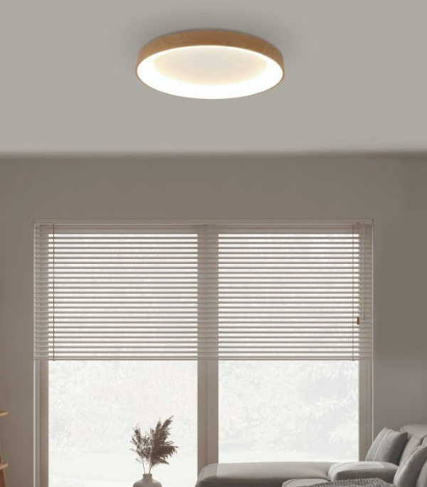 Mantra Niseko II Plafonska lampa drvo led 30W 4000K dimabilna
