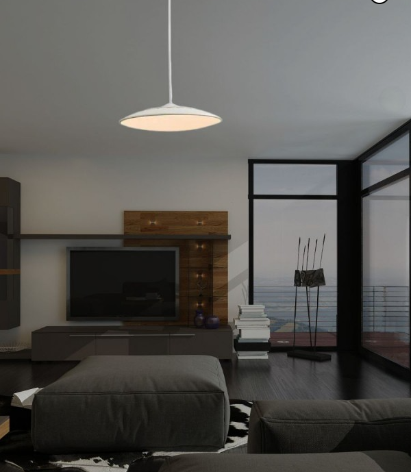 Mantra Slim visilica bela